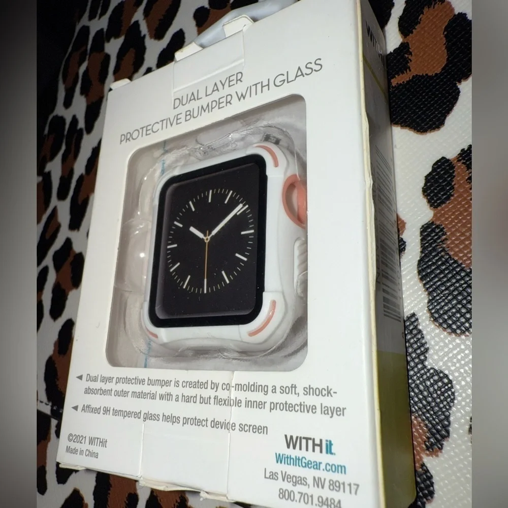 Dual Layer Protective Bumper for 38mm Apple Watch
